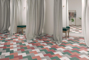 WOW ELLE FLOOR GREEN 18.5X18.5