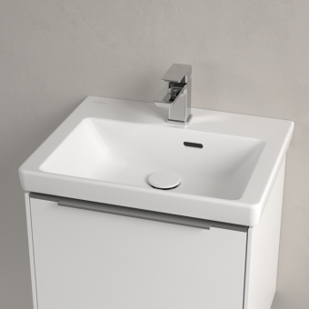 РАКОВИНА 50Х40 VILLEROY&BOCH SUBWAY 3.0, STONE WHITE (4370FFRW)