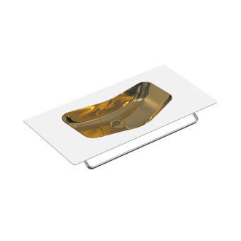 КЕРАМИЧЕСКАЯ РАКОВИНА 100Х50 СМ CATALANO EDITION, ORO-BIANCO (1100EDBO)