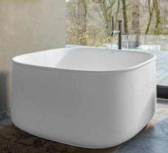 ВАННА КАМЕННАЯ DURAVIT ZENCHA 125Х125 СМ, БЕЛАЯ (700464000000000)