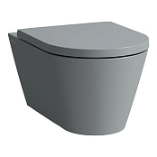 ПОДВЕСНОЙ БЕЗОБОДКОВЫЙ УНИТАЗ LAUFEN KARTELL, ГРАФИТ МАТОВЫЙ (H8203377580001)
