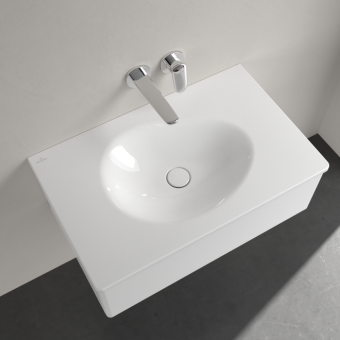 РАКОВИНА ВСТРАИВАЕМАЯ 80Х50 VILLEROY&BOCH ANTAO, WHITE ALPIN (4A7583R1)