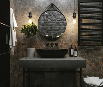 KOTTO HP 6011 MATT HEXAGON 29,5X29,5X0,9