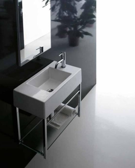 РАКОВИНА 75Х30 СМ GALASSIA PLUS DESIGN, БЕЛЫЙ (6036)