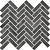 Фото плитки ABK SENSI MOS CHEVRON PIETRA GREY SA 30X30 из коллекции ABK SENSI 