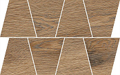 OPOCZNO RUSTIC CHOCOLATE MOSAIC TRAPEZE 19x30.6