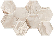 FLAVIKER SUPREME ONYX PRESTIGE MOSAICO HEXAGON ANTICATO RET SPES34P 51X29.2