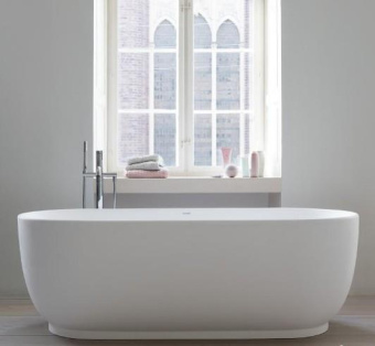 ВАННА КАМЕННАЯ DURAVIT LUV 160Х75 СМ, БЕЛАЯ (700461000000000)