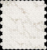 FAP ROMA DIAMOND CALACATTA ROUND GRES MOSAICO 29.5X32.5 FNJB