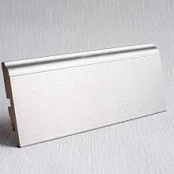 ПЛИНТУС ИЗ МДФ LUCCIANO ФОРМА P4 СЕРЕБРЯНЫЙ САТИН 82X15X2400