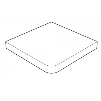 Керамогранит GRES ARAGON ORION JADE ESQUINA REDONDO PZ555 33x33x1,8 из коллекции GRES ARAGON ORION 