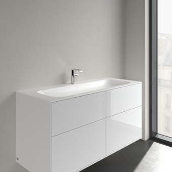 РАКОВИНА ВСТРАИВАЕМАЯ 120Х50 VILLEROY&BOCH FINION, STONE WHITE (4164C2RW)