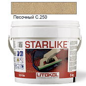 LITOKOL STARLIKE CLASSIC C.250 ПЕСОЧНЫЙ 5 кг ЭПОКСИДНАЯ ЗАТИРКА STRSBB0005