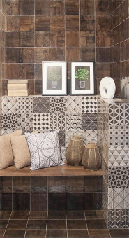 MAINZU CERAMICA VERONA NEGRO 20X20