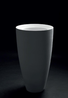 КЕРАМИЧЕСКАЯ РАКОВИНА 46 СМ AXA DP, ЧЕРНАЯ МАТОВАЯ (8340007)