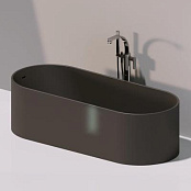 ВАННА ИЗ ИСКУССТВЕННОГО КАМНЯ ОТДЕЛЬНОСТОЯЩАЯ FLAMINIA OVAL 170Х70 СМ, GRAPHITE (OV170)