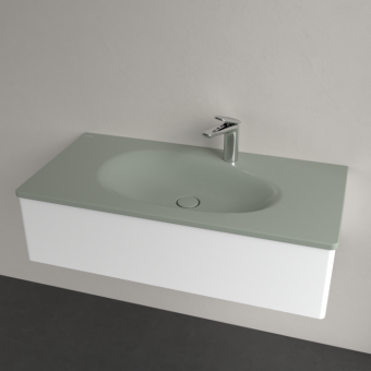 РАКОВИНА ВСТРАИВАЕМАЯ 100Х50 VILLEROY&BOCH ANTAO, MORNING GREEN (4A76A2R8)