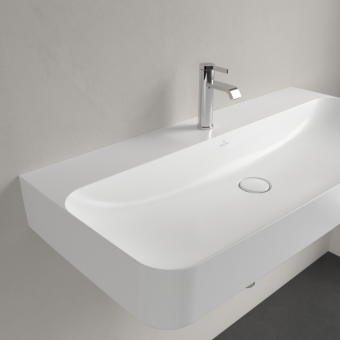 РАКОВИНА ПОДВЕСНАЯ 100Х47 VILLEROY&BOCH FINION, STONE WHITE (4168ABRW)