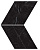 Фото плитки ATLAS CONCORDE MARVEL STONE NERO MARQUINA CHEVRON LAPPATO 22,5X22,9 из коллекции ATLAS CONCORDE MARVEL STONE 