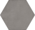 VIVES LAVERTON HEXAGONO BAMPTON GRAFITO 23X26,6X0,9
