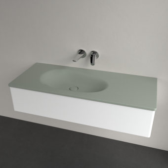 РАКОВИНА ВСТРАИВАЕМАЯ 120Х50 VILLEROY&BOCH ANTAO, MORNING GREEN (4A77L3R8)