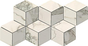 DADO MARMI PREGIATI MOSAICO CUBIC SUPREME CALACATTA LAPPATO 15X33,3