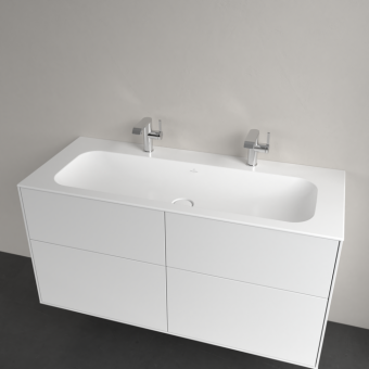 РАКОВИНА ВСТРАИВАЕМАЯ 120Х50 VILLEROY&BOCH FINION, STONE WHITE (4164C1RW)