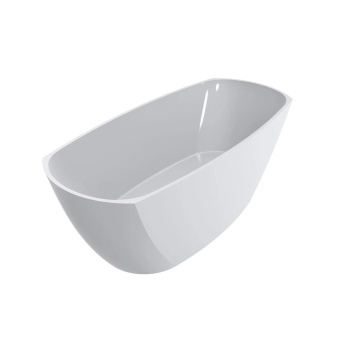 ВАННА КАМЕННАЯ FANCY MARBLE ALBERT 174Х78 СМ, БЕЛАЯ (10175002)