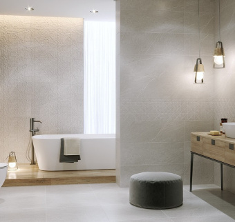 OPOCZNO GREY BLANKET TRIANGLE MOSAIC MICRO 29x29