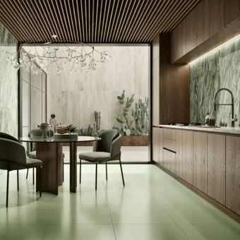 REVIGRES SYNCHRONY RAINFOREST GREEN MATT RECT 60X120