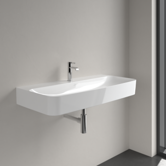 РАКОВИНА ПОДВЕСНАЯ 100Х47 VILLEROY&BOCH FINION, WHITE ALPIN (4168ABR1)
