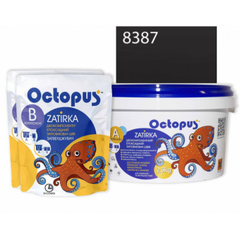 ЭПОКСИДНАЯ ЗАТИРКА OCTOPUS ZATIRKA 2-КОМП. ЦВЕТ СЕРО-ТЕПЛЫЙ 8387 2,5 КГ (8387-2)