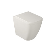 НАПОЛЬНЫЙ БЕЗОБОДКОВЫЙ УНИТАЗ GALASSIA MEG11 С КРЫШКОЙ SOFT CLOSE, ПЕСОЧНЫЙ (5481V2SA+5455SA)