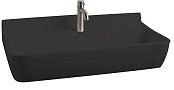 КЕРАМИЧЕСКАЯ РАКОВИНА 80 СМ AXA RADICI, ЧЕРНАЯ МАТОВАЯ (87107)