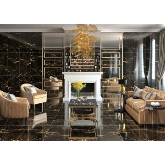 MEGAGRES MARBLE GOLDEN BLACK 60X120