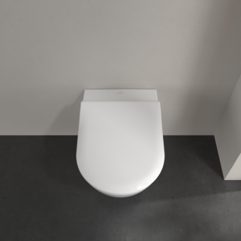 ПОДВЕСНОЙ БЕЗОБОДКОВЫЙ УНИТАЗ VILLEROY&BOCH SUBWAY 2.0, WHITE ALPIN CERAMICPLUS (5614R2R1)