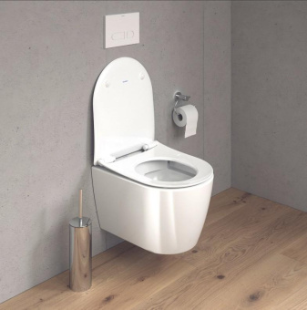 ПОДВЕСНОЙ БЕЗОБОДКОВЫЙ УНИТАЗ DURAVIT SOLEIL BY STARCK, БЕЛЫЙ (2590092000)