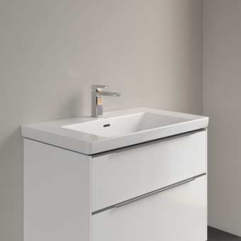 РАКОВИНА 80Х47 VILLEROY&BOCH SUBWAY 3.0, WHITE ALPIN (4A708001)
