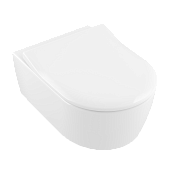 ПОДВЕСНОЙ БЕЗОБОДКОВЫЙ УНИТАЗ VILLEROY&BOCH AVENTO, WHITE ALPIN CERAMICPLUS (5656RSR1)