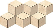 DADO MARMI PREGIATI MOSAICO CUBIC SUPREME CREMA MARFIL LAPPATO 33,3X15