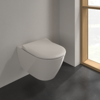 ПОДВЕСНОЙ БЕЗОБОДКОВЫЙ УНИТАЗ VILLEROY&BOCH SUBWAY 2.0, PERGAMON (5614R0R3)