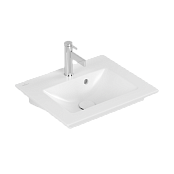 РАКОВИНА 50Х42 VILLEROY&BOCH VENTICELLO, STONE WHITE (412450RW)