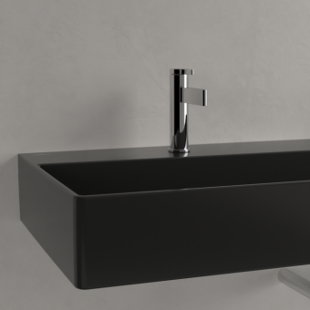 РАКОВИНА ПОДВЕСНАЯ 120Х47 VILLEROY&BOCH MEMENTO 2.0, EBONY (4A22C4S5)