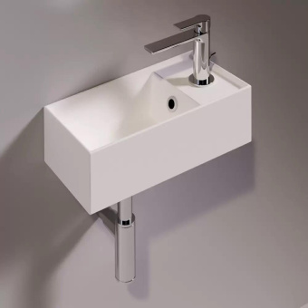 КЕРАМИЧЕСКАЯ РАКОВИНА 40 СМ SIMAS AGILE, MATTE WHITE (AG 20)
