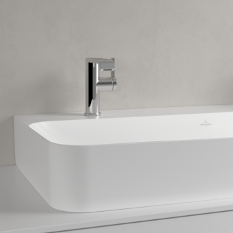 РАКОВИНА НАКЛАДНАЯ 100Х47 VILLEROY&BOCH FINION, STONE WHITE (41681LRW)
