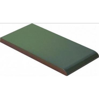 CERRAD GLAZED GREEN PARAPET 13.5X24.5