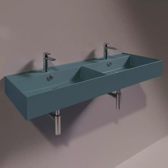 КЕРАМИЧЕСКАЯ РАКОВИНА 121 CМ SIMAS AGILE, MATTE NAVY (AG 121D)