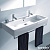 КЕРАМИЧЕСКАЯ РАКОВИНА 120 СМ DURAVIT VERO, БЕЛАЯ (0454120024)