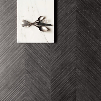 41ZERO42 PIETRE41 DIAGONAL BLACK 4100396 20X20