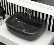 КЕРАМИЧЕСКАЯ РАКОВИНА 74 СМ FLAMINIA MONO 74, BLACK (MN74L)